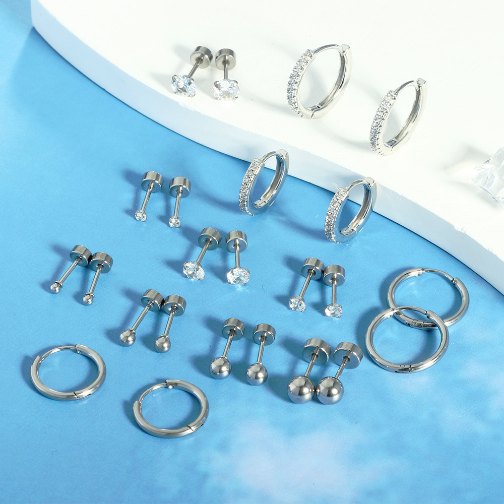 Labret piercing jewelry detail image