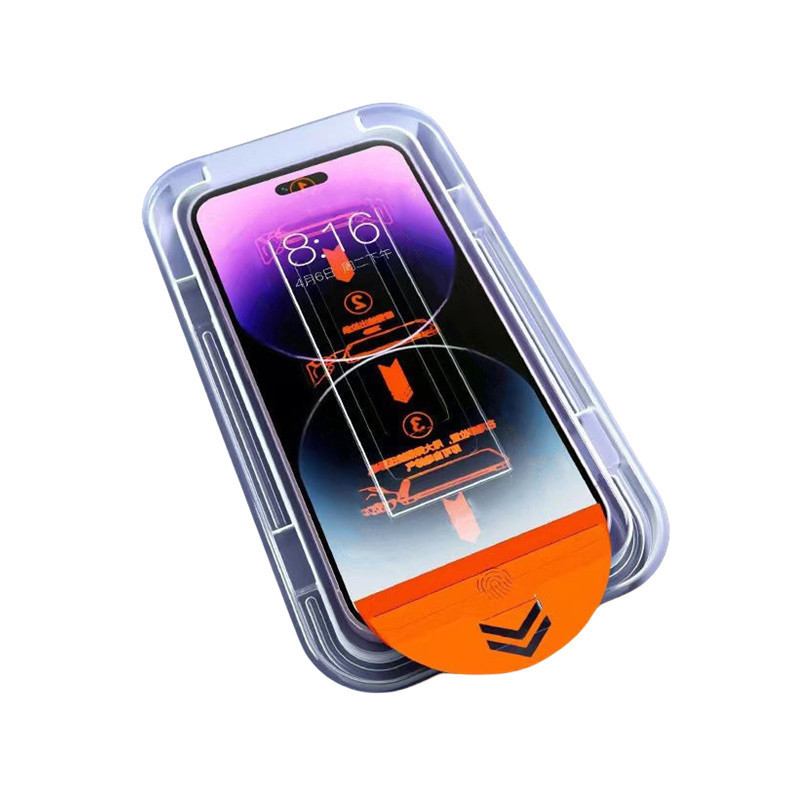 Aplicable a iPhone17Promax sin polvo de segundo película adhesiva HD pantalla anti-pepeep cubierta completa Apple 17 película de endurecimiento