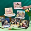 Teacher's Day three-dimensional greeting card [random 2 cards]