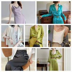 國風面料仿醋酸雙面緞柔軟親膚夏秋冬面料時裝連衣裙布料全滌