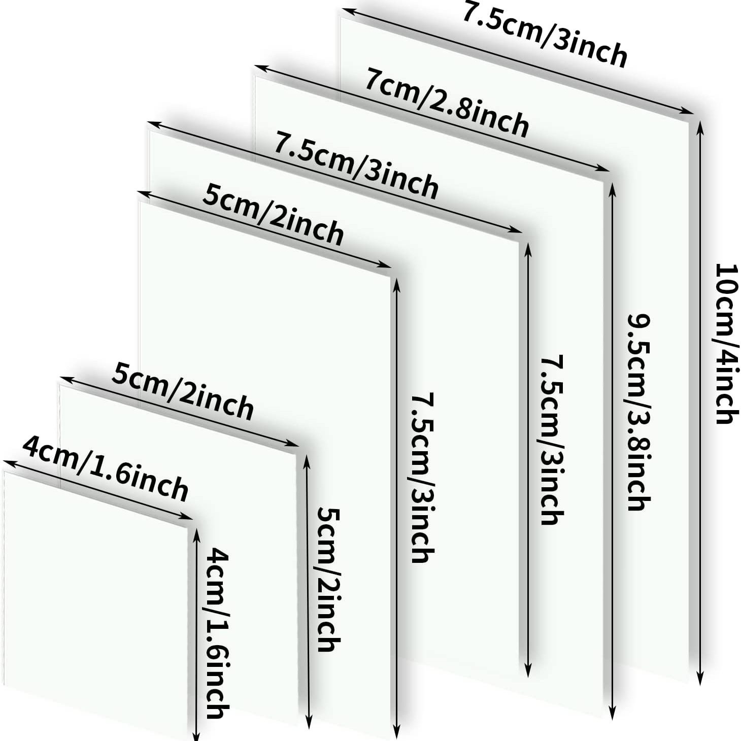 Yueda PET notas adhesivas multi-especificación notas adhesivas transparentes índice pegatinas A4 B6 B5 multi-especificación notas adhesivas opcionales