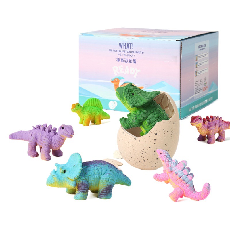 Sin olor, caja de regalo de huevo de incubación de dinosaurio súper grande transfronterizo, huevo de dinosaurio hinchado en agua, juguete educativo para niños al por mayor