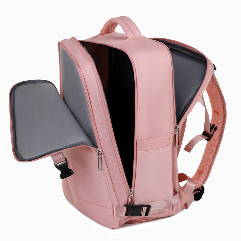 Budget Airline Carry-On Bag 40*30*20 Travel Bag For Women With Separate Shoe Compartment Logo Backpack Ready Stock - Thumbnail 5