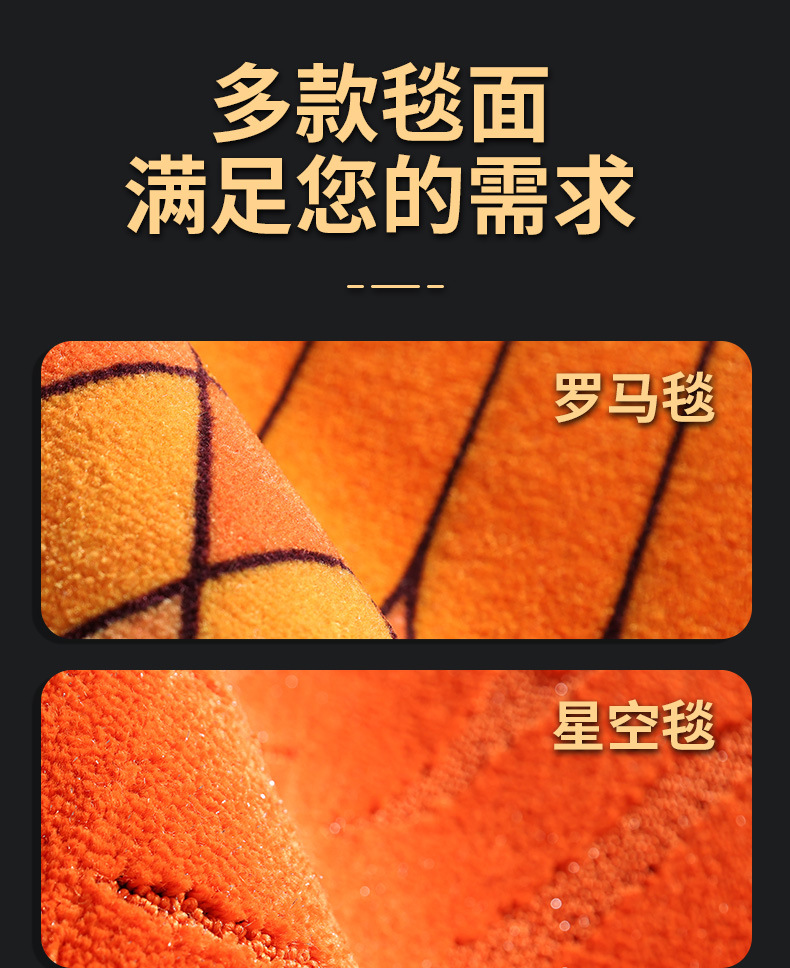 Original Car Color Tpe Car Floor Mats, Colorful Full-Coverage Wear-Resistant Double-Layer Carpet, Starry Sky Carpet, Large Coverage