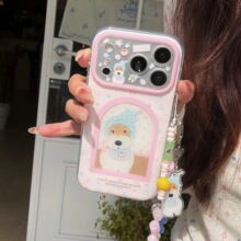 猎狐梗小狗适用iPhone17promax苹果15手机壳16pro保护套可爱卡通