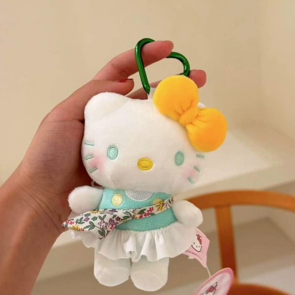 Genuine floral bag green kt cat [pendant]
