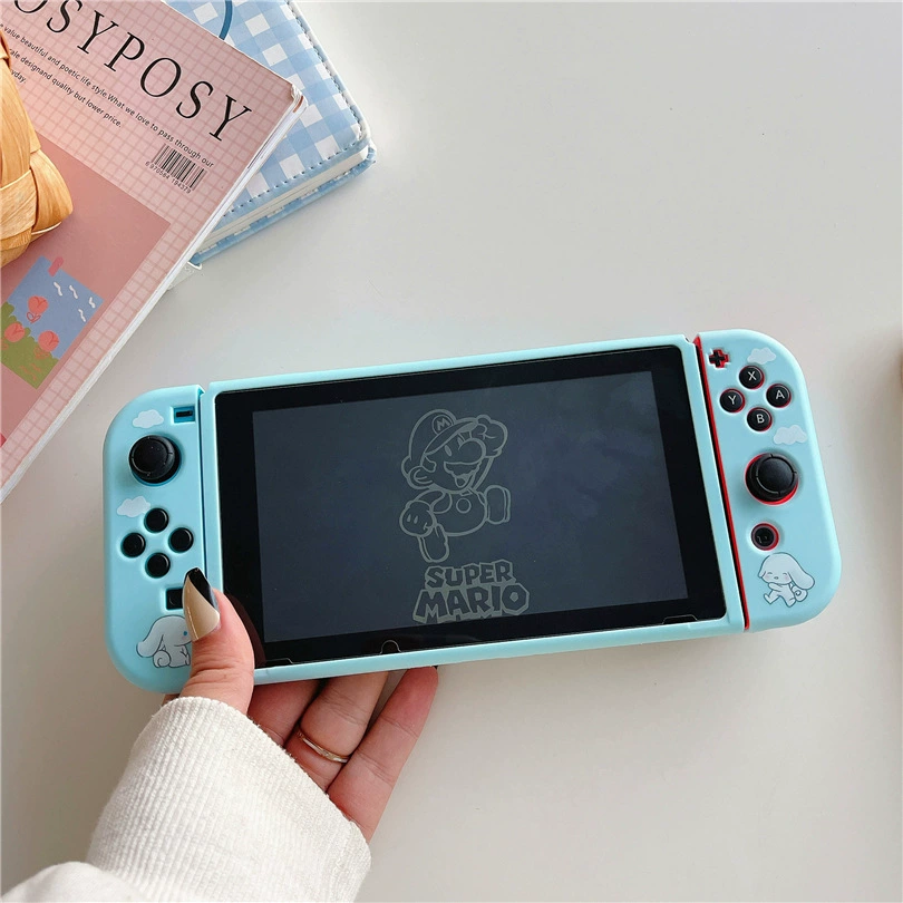 Мультяшное нефритовое изделие, лужицы собака-диньго Switch игровой механизм мягкая оболочка, Nintendo NS Palm Tour Защита Лотерея Скин Мост