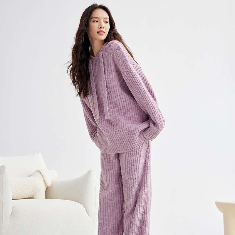 Wing purple hooded women w3169b