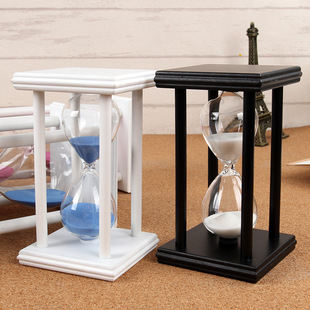 Gift 15/30/60 minutes four-column hourglass timer creative home decorations living room wine cabinet small ornaments