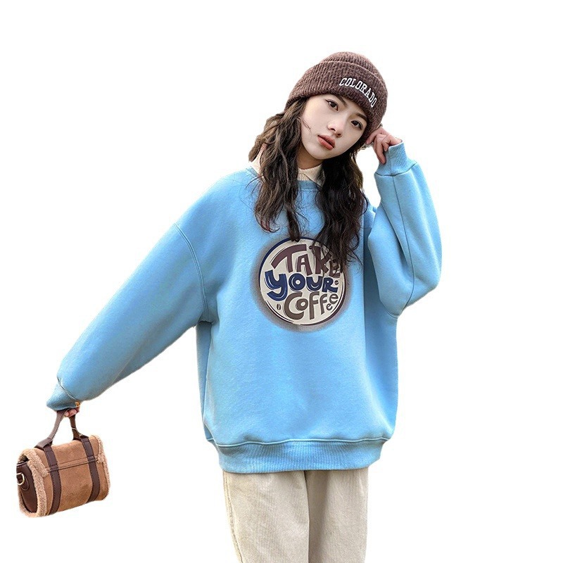 Felpa con cappuccio per bambine e autunno 2024 nuova maglietta in stile western per bambine di medie dimensioni, abbigliamento primaverile per 12 anni_voghion.com