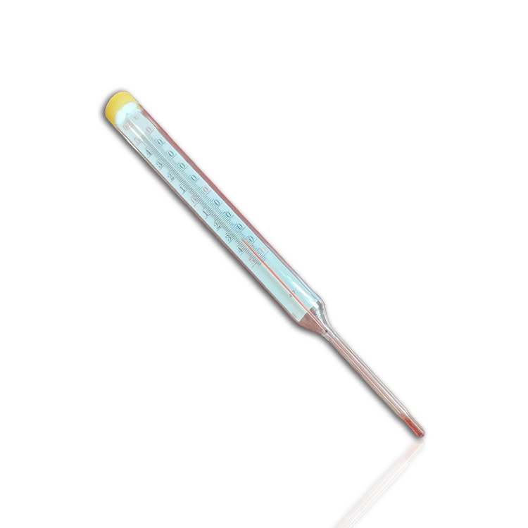 供玻璃温度计棒式套管温度计芯不锈钢套管温度计心-50~50°C厂销