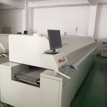 九五成新二手高炉膛回流焊特价十温区二手散热器回流炉450MM网宽