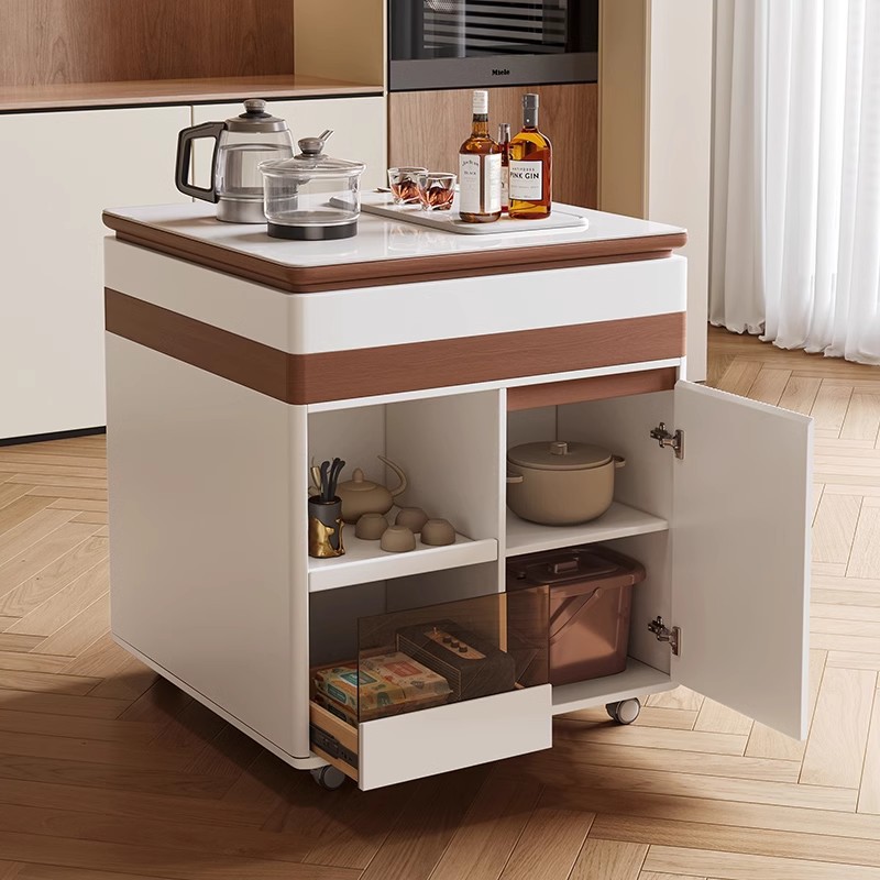 Mesa de isla de estilo antiguo, barra de agua de restaurante moderna separada, mesa de isla de roca independiente móvil, mesa de escritorio invertida, hogar