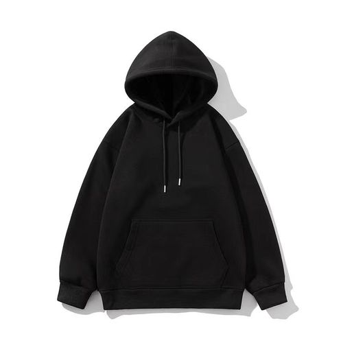 Heavyweight 320g Pure Cotton Hooded Sweatshirt for Men and Women Loose Fit Drop Shoulder Pullover Casual Hat Top Trendy