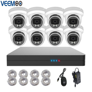 Customized 8-Channel Nvr Network Video Recorder System 4K Hd Poe Security Camera Waterproof Monitoring Set
