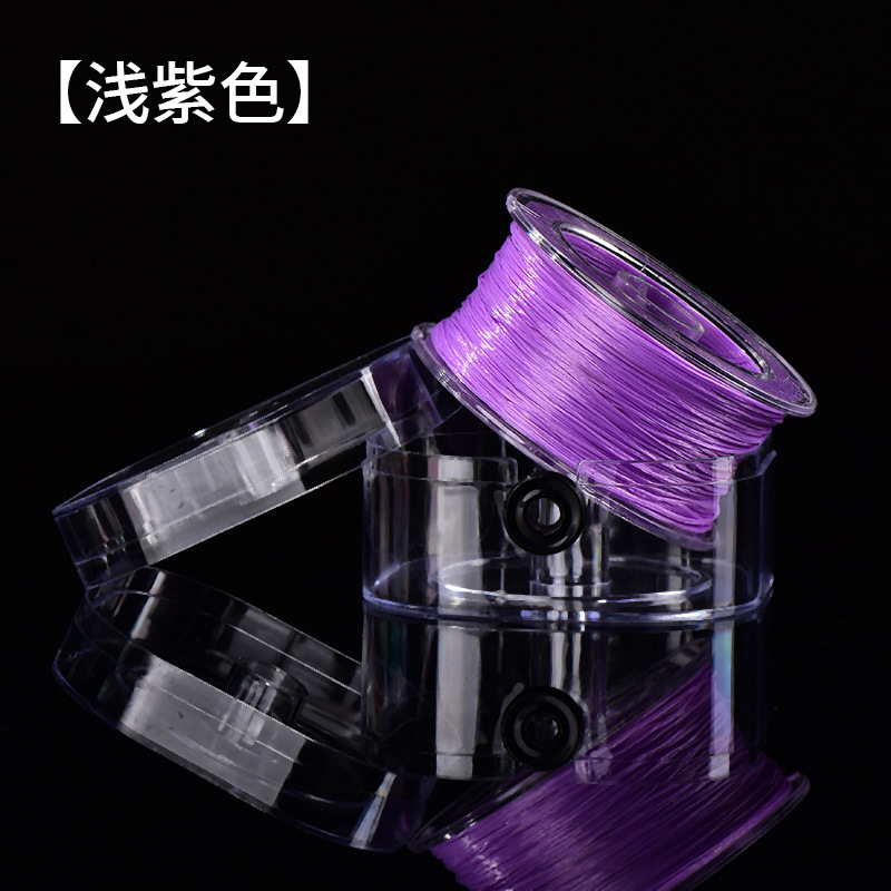进口扁丝弹力线高弹力耐磨文玩串珠扁丝线水晶手链串珠弹力绳批发|undefined
