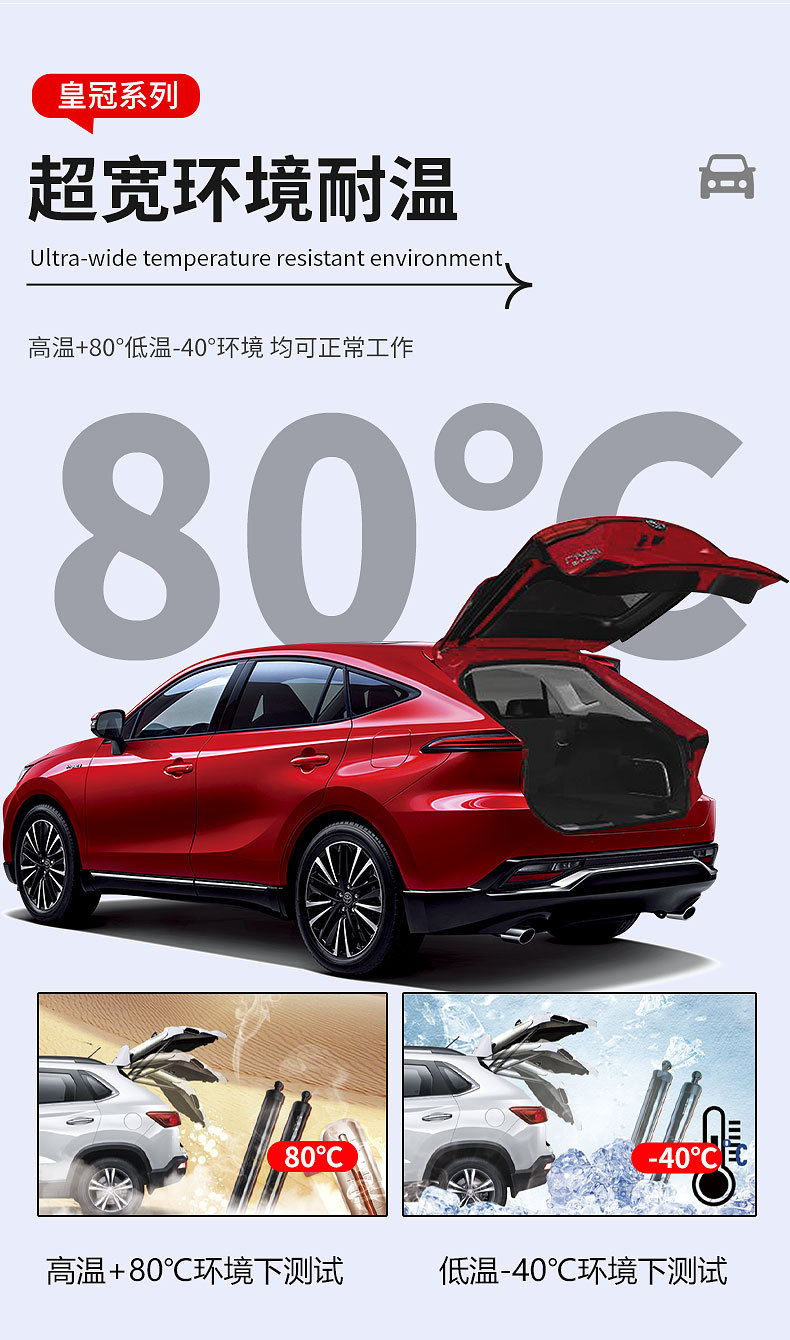 The original factory is suitable for Toyota Lingfang Weisa Corolla Ruilang BZ4X Weilanda Intelligent Electric Tailgate Kick