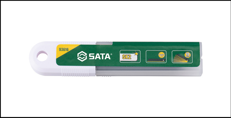 世达10件套钛金美工刀刀片18宽裁纸刀片 黑色刀片93616  93617