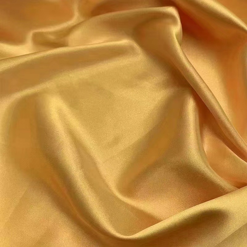 Fábrica directa de seda elástica cifrada primavera y verano vestido de pajamas ropa de moda tela