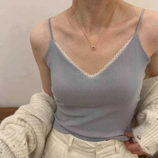 2025 Summer Lace Beauty Back Camisole with Breast Pads, Inner Sling and Outer Wear Bottoming Beauty Back Intimates