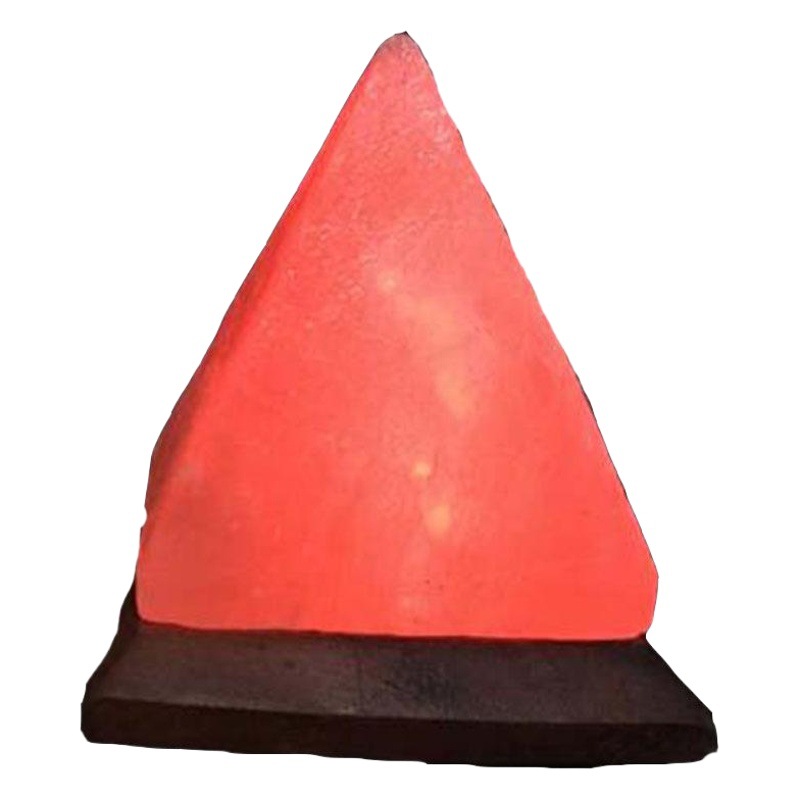 Fábrica de comercio exterior al por mayor lámpara de sal en forma de pirámide lámpara de sal USB Lámpara de sal de cristal colorido color cambiante luz de la noche multi-forma