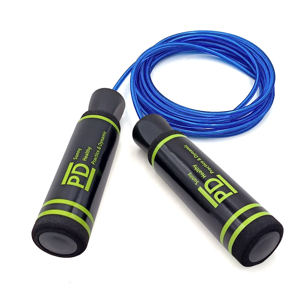 Cross-border Special For Fitness Wire Skipping Rope Adjustable With Bearing Skipping Rope Amazon Best Selling Indoor Sports Goods