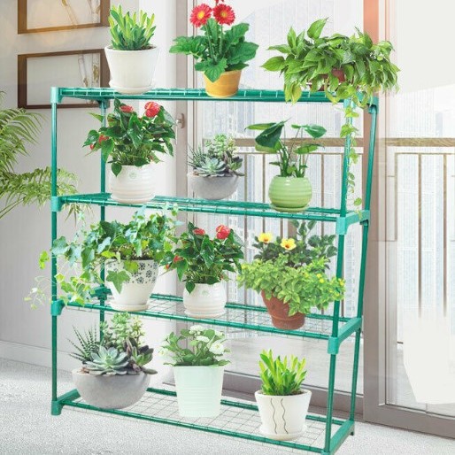 花房暖房室外园艺温室花架绿萝多肉芽苗菜育苗置物架子