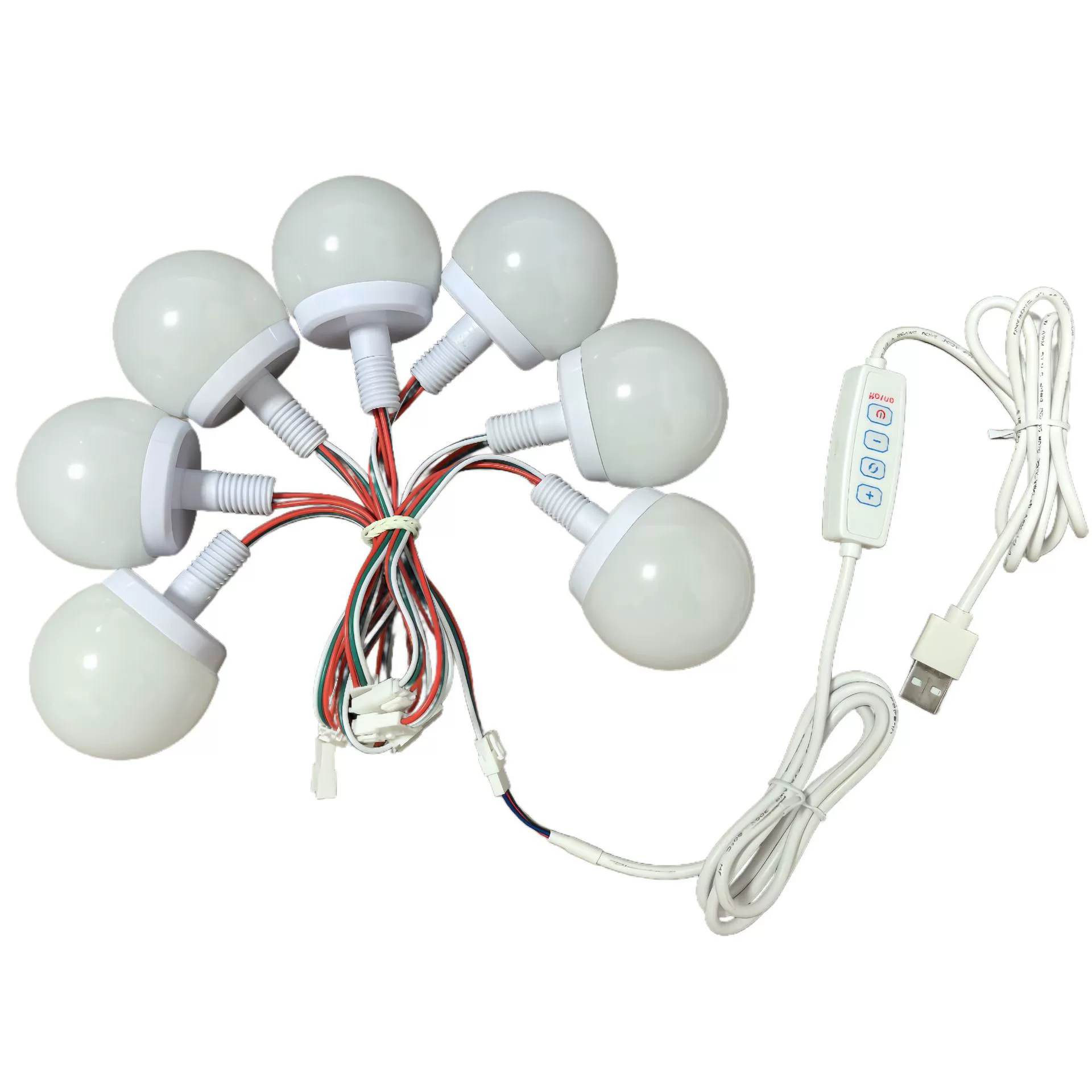 LED front headlights for mirror, dressing table, adjustable fill light for bathroom, three colors