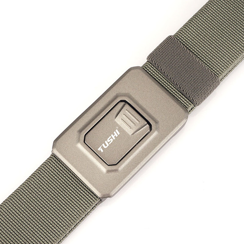 New tactical belt nylon workwear aluminum alloy buckle quick-drying pants belt outdoor canvas training inner belt wholesale