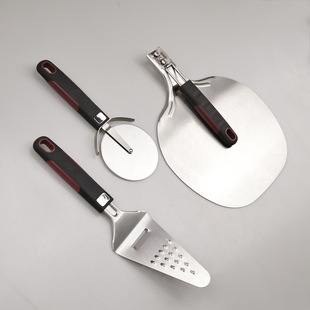 Manufacturer Wholesale 12.5inch Pizza Shovel Pizza Transfer Tool Cake Transfer Tool Pizza Small Shovel Pie Wheel