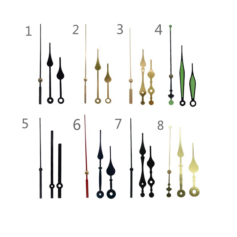 Обычные стрелки часового механизма diy Металлические стрелки настенные часы фитинги для часов с полой часовой стрелкой и минутной стрелкой оптом
