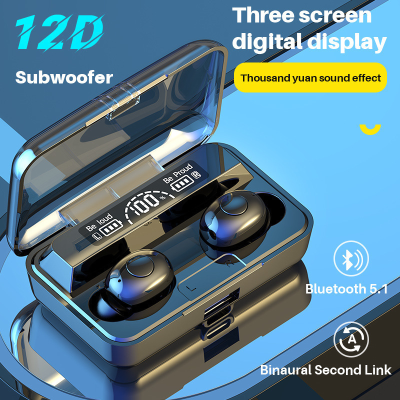 L30 Binaural Digital Display Bluetooth Headset with Charging Treasure New Private Model E-Commerce Cross-border Foreign Trade tws5.0 Earplugs L30 Binaural Digital Display Bluetooth Headset with Charging Treasure New Private Model E-Commerce Cross-border Foreign Trade tws5.0 Earplugs