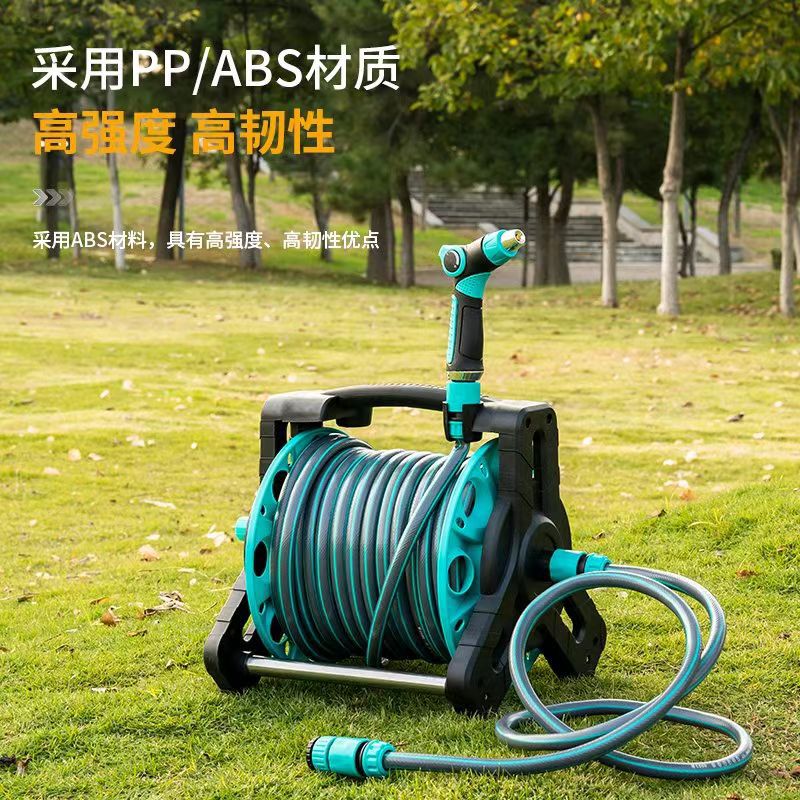Household High-Pressure Car Wash Water Gun Hose, Garden Hose, Plastic Pipe, Hose for Watering Flowers, Hose for Connecting to the Water Faucet Set