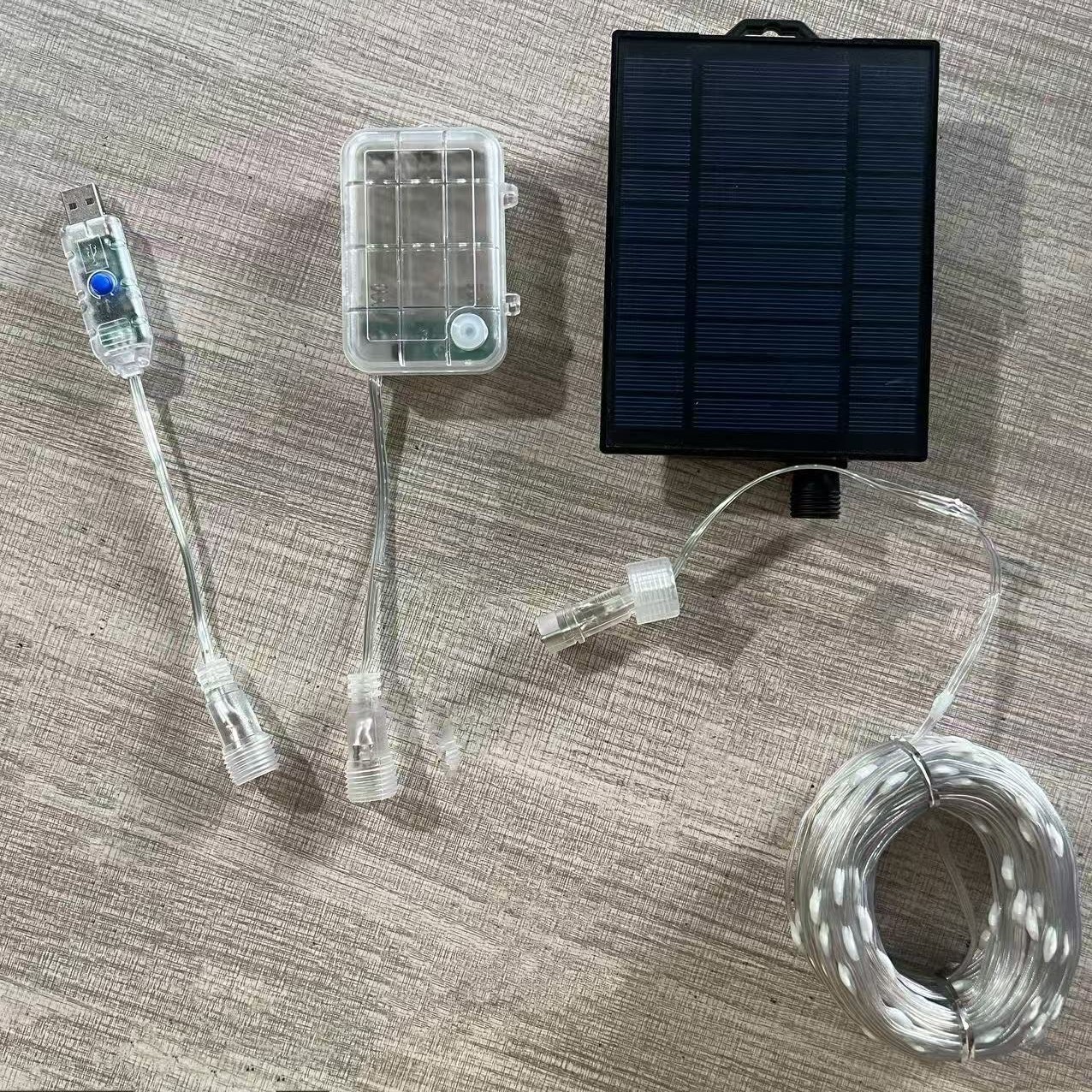 RGB Symphony Leather Line Light Cadena LED Control de puntos inteligente Control de voz Luz de Navidad Control de aplicaciones Bluetooth Marquesina decorativa de bricolaje