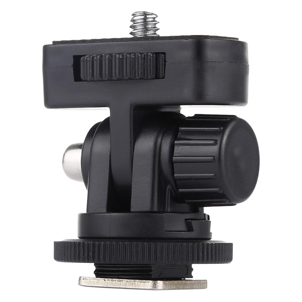 PULUZ Fat Cow 1/4 tornillo trípode asiento del zapato frío PTZ fotografía soporte Accesorios del asiento del zapato frío