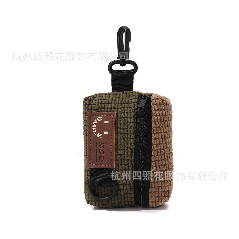 코듀로이 더블 행잉 백