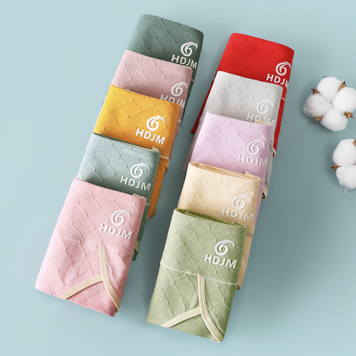 Women's underwear for middle-aged and elderly adults, pure cotton, solid color, elastic high-waisted, skin-friendly and comfortable, pure cotton crotch, large size women's underwear