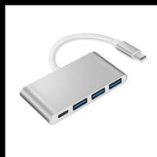 跨境 3.1type-c扩展坞USB-C转HDMI/VGA四合一拓展坞USB HUB集线器