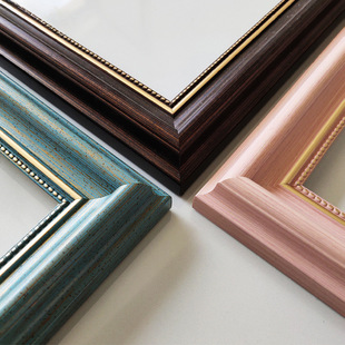 Oil painting frame frame American European retro simple photo frame digital oil painting mounted empty frame wall exhibition wholesale