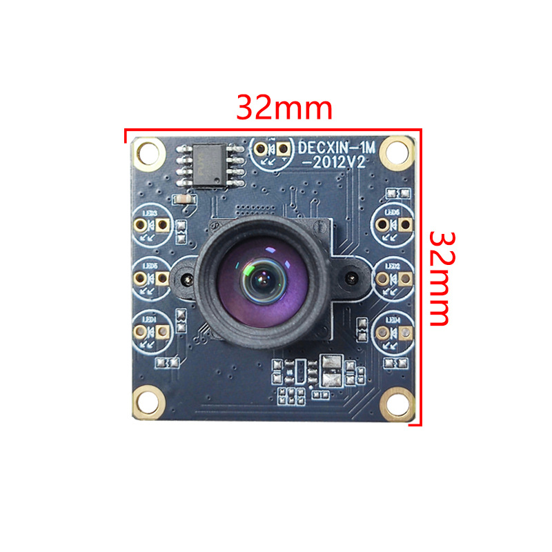 Ov9732 face recognition image acquisition camera module 1 million 720P camera module USB driver-free