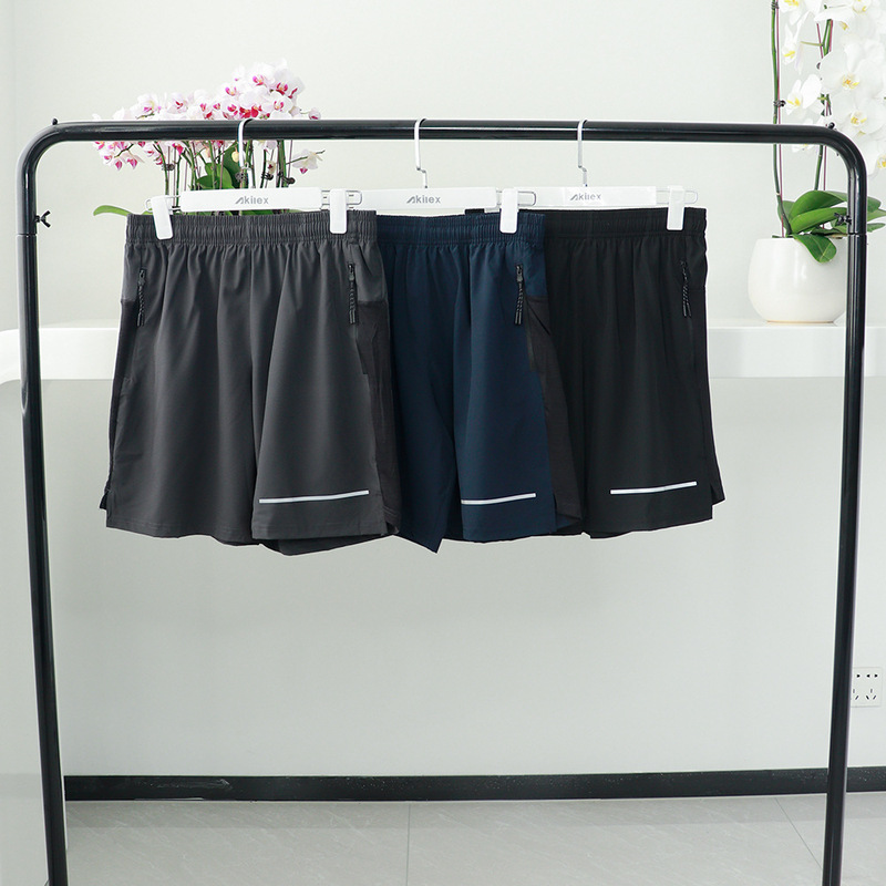 Solid Color Casual Sports Shorts European and American Foreign New Men's Casual Pants with Pocket Exercise Fitness Foreign Trade Men's Pants Solid Color Casual Sports Shorts European and American Foreign New Men's Casual Pants with Pocket Exercise Fitness Foreign Trade Men's Pants
