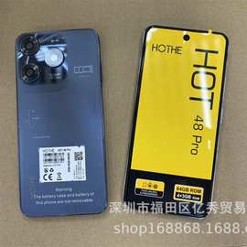 热销全球HOT48PRO跨境手机7G+64GB安卓智能6.6HD屏幕外贸低价手机