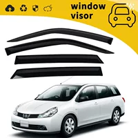 Подходит для 12 Nissan WING ROAD, дождевики, дождевики на двери, дождевики на окна, дождевики, модифицированные украшения.