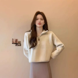 大码毛衣;女式针织衫;毛衣