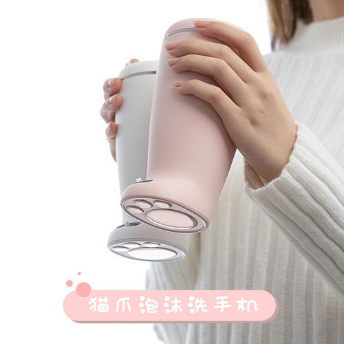 Cross-border automatic induction foam hand sanitizer machine household hand washing station USB charging soap dispenser bubble soap dispenser
