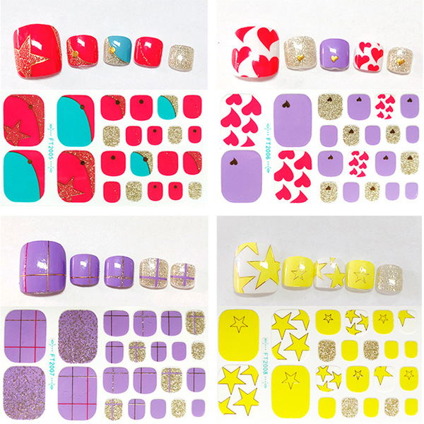 summer fake nails