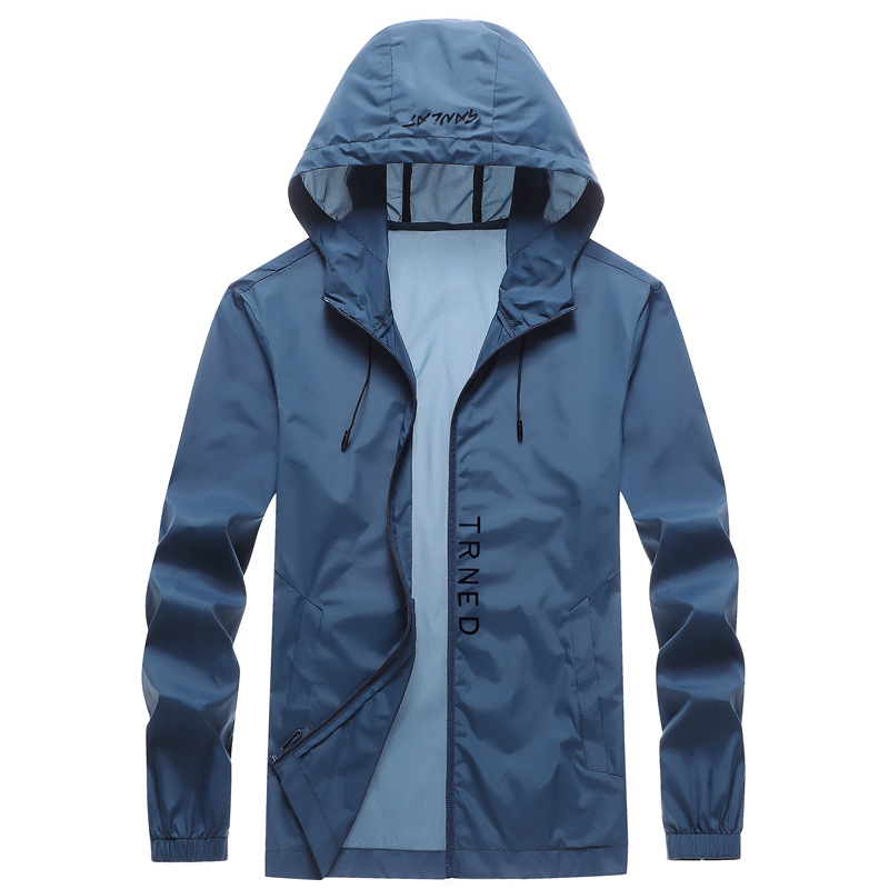 Sunscreen Clothing Men Summer Breathable Ice Silk Thin Skin Clothing Men Fishing Sunscreen Clothing Jacket Outdoor Cardigan Coat 