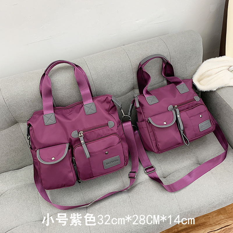 2020 nueva moda de estilo coreano impermeable de tela Oxford bolso casual de nylon hombro bolsa de mensajero bolsa de lona de las mujeres