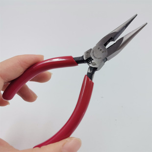 5 Inch Pointed Pliers Mini Electronic Pointed Pliers Wire Clamping Pointed Pliers with Teeth Pointed Pliers K13 Fine Pointed Pliers