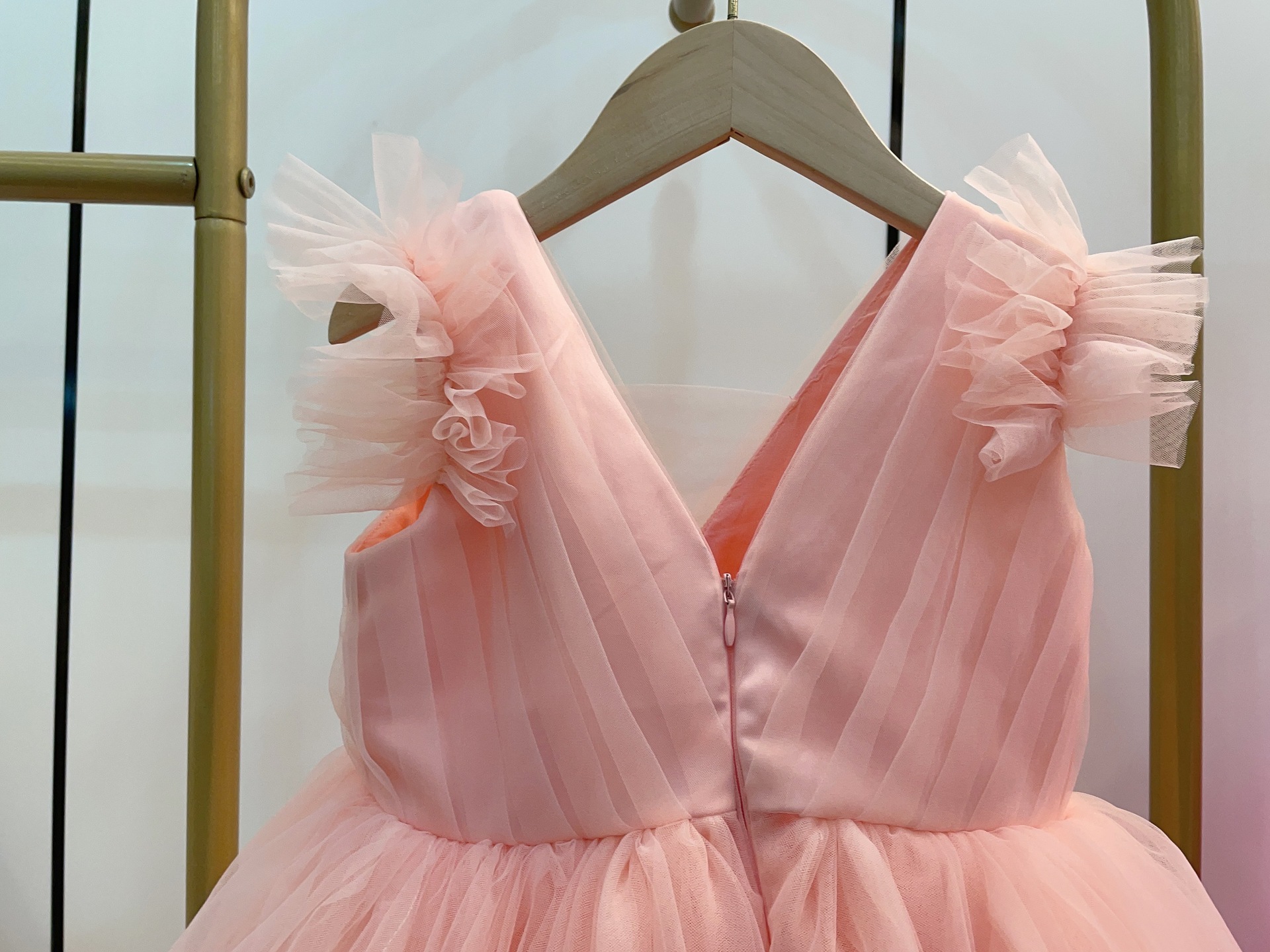 Female Flying Sleeve Ballet Princess Dress Mesh - 12